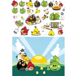 Angry Birds Set - High-Quality