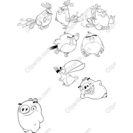 Charming Bird & Pig Set