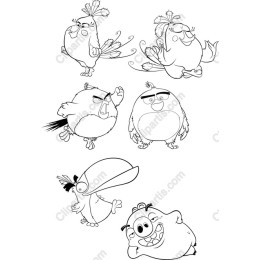 Cartoon Birds Expressive Pack