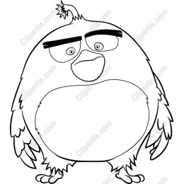 Playful Cartoon Bird
