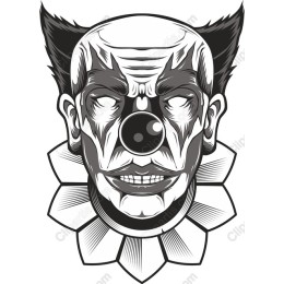 Menacing Clown Face