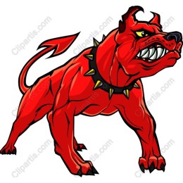Fierce Red Bulldog