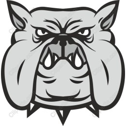 Fierce Bulldog Head
