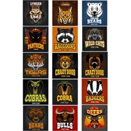 Wild Animal Team Logos Bundle