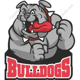 Fierce Bulldog Mascot