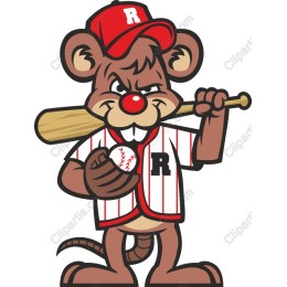 Playful Baseball Mouse