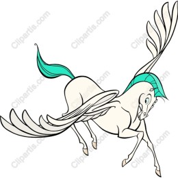 Majestic Winged Horse
