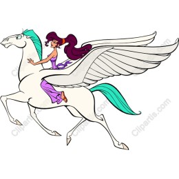 Majestic Winged Horse