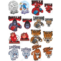 Dynamic Sports Mascot Bundle