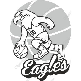 Eagle Basketball Mascot