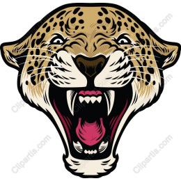 Roaring Leopard Head