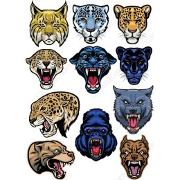 Wild Faces Set