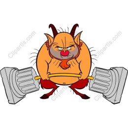 Strong & Whimsical Cartoon Monster