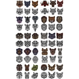 Animal Head Set - Bundle
