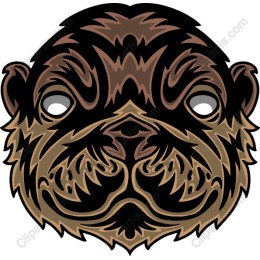 Charming Pug Face