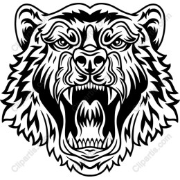 Fierce Roaring Bear