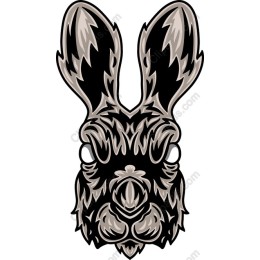 Stylized Rabbit Head