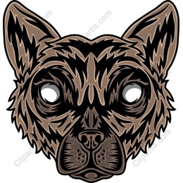 Stylized Dog Head