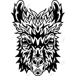 Intricate Wolf Flame