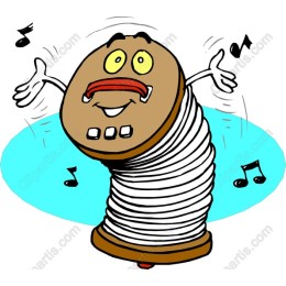 Whimsical Music Box Character