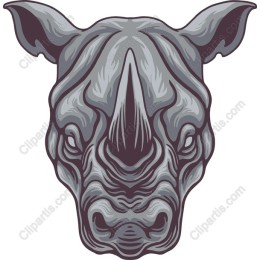 Majestic Rhinoceros Head