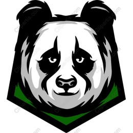 Stylized Panda Head