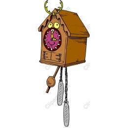 Cartoon Cuckoo Clock
