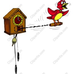 Vintage Whimsical Cuckoo Clock