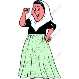 Cheerful Traditional Woman