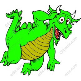 Cheerful Green Dragon