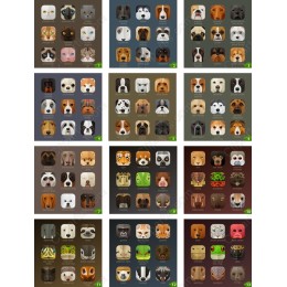 Adorable Animal Faces Set