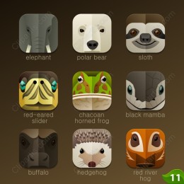 Charming Animal Icons Pack
