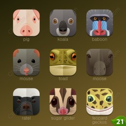 Animal Icon Collection - Stunning of Adorable Animals
