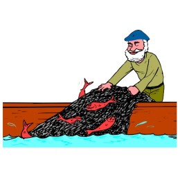 Cheerful Fisherman