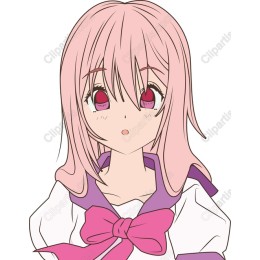 Charming Pink-Haired Character