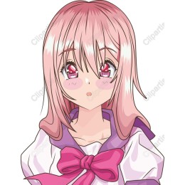 Blushing Anime Girl