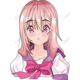 Charming Pink-Haired Character