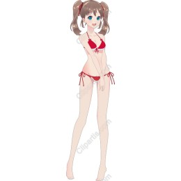 Charming Red Bikini
