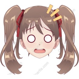 Expressive Pigtail Character