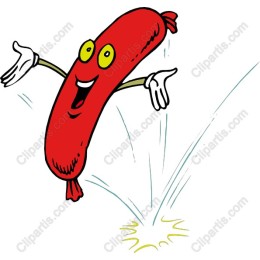 Jumping Sausage - Fun & Whimsical