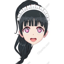 Charming Anime Maid Character