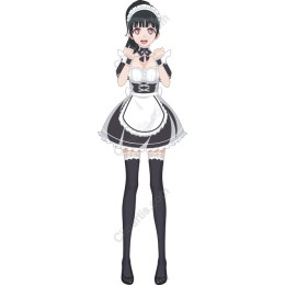 Charming Maid in Black and White