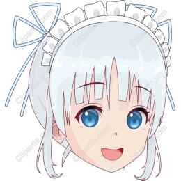 Charming Anime Character Head