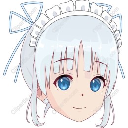 Charming Blue-Haired Character