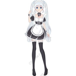Elegant Maid Character
