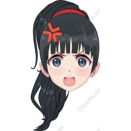 Expressive Anime Character