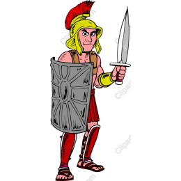 Dynamic Roman Gladiator