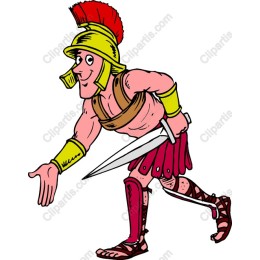 Charming Roman Soldier