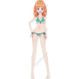 Vibrant Summer Bikini Character