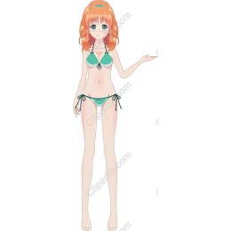 Cheerful Summer Bikini Character